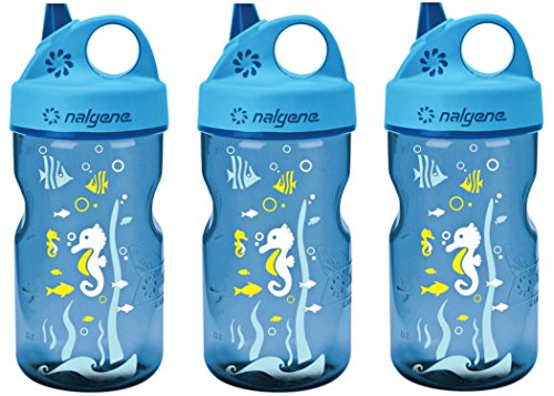 Kids Grip-n-Gulp - Variation Parent (Seahorse Blue Set of 3, 3 Count)