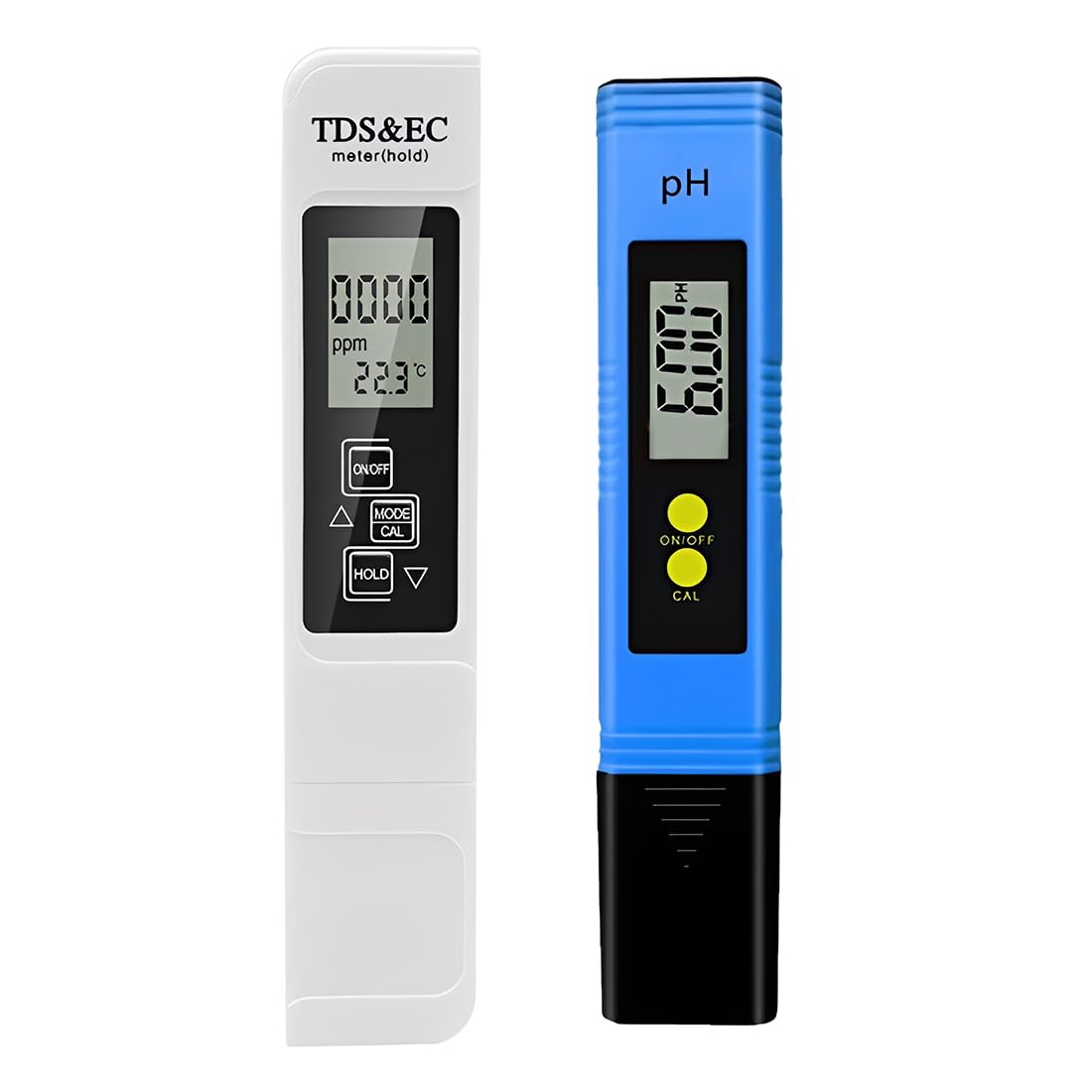 Set di strumenti di analisi,TDS Tester di Acqua 3 in 1+ misuratore di pH, TDS, Digitale Misuratore Durezza Acqua, Tester, Veloce e Preciso, per da Bere, Acquario, Piscina