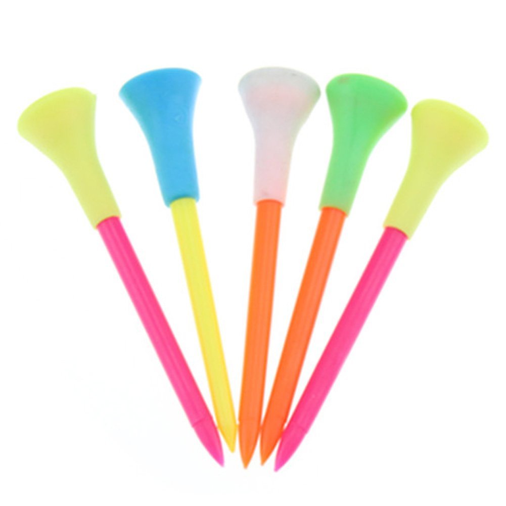 Rubber Cushion Top Plastic Golf Tees Mixed Colors Pack of 50pcs (3-1/4") (B01G8GFEHI) Amazon Price History, Amazon Price Tracker