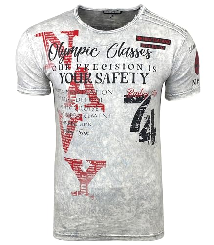 T-shirt homme coton de qualité supérieure au fini délavé et coupe classique soignée