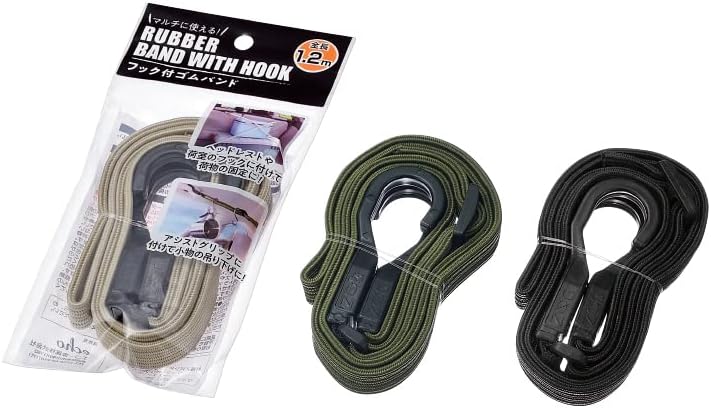 フック付ゴムバンド 【まとめ買い108個セット】 エコー金属 （4991203185167）