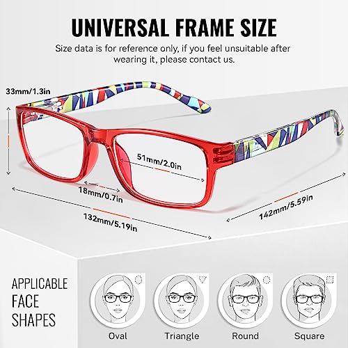 Image of Gaoye Reading Glasses Men /Women, Eyeglasses, Blue Light Readers for Men /Women, Computer Eye Glasses, Cheaters