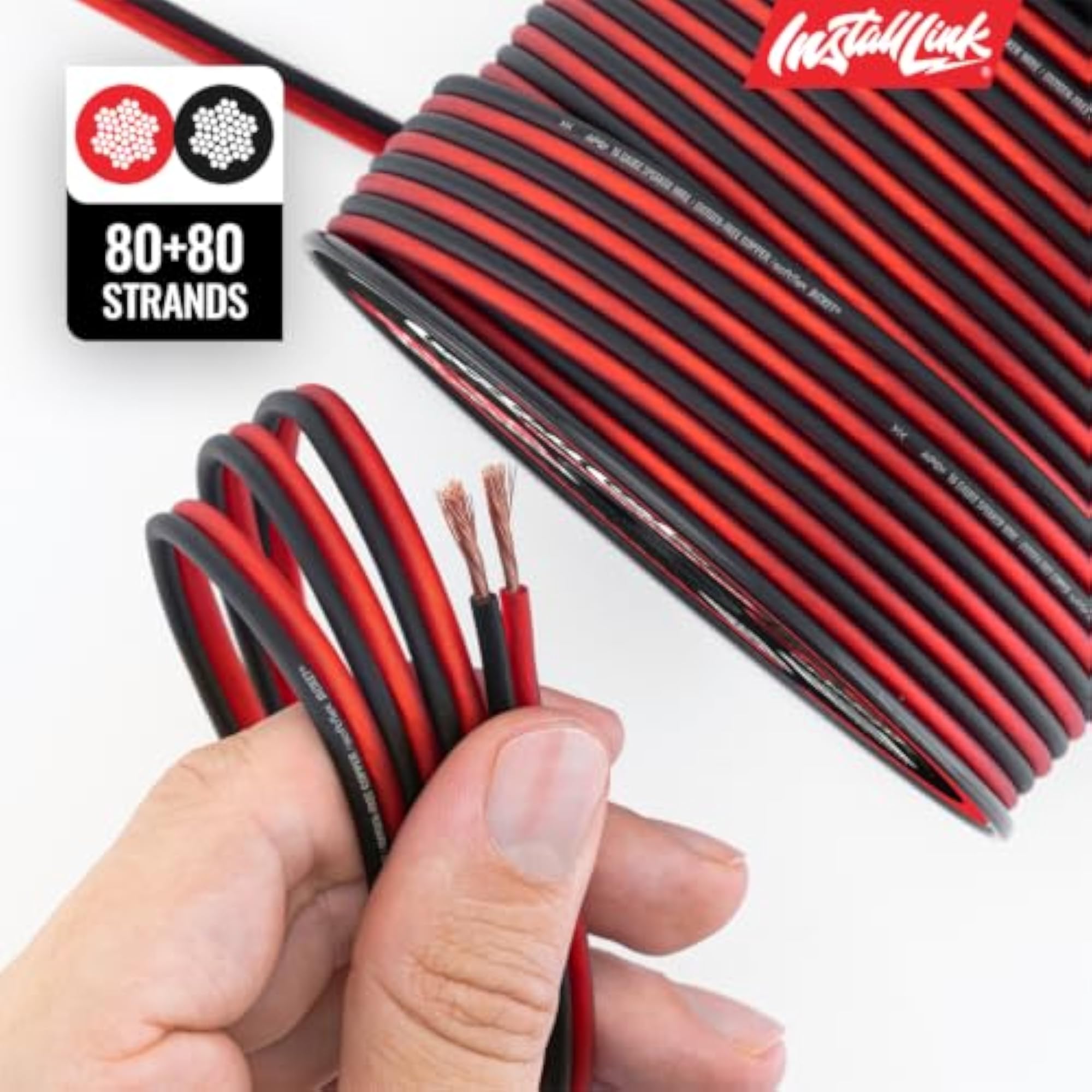 16 AWG Gauge Speaker Wire, 100 Feet
