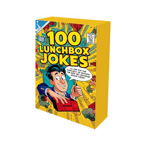 Elnwnnkc 100 carte scherzose da viaggio per rompighiaccio, divertenti scatole per il pranzo, scherzi per amici, colleghi e famiglia, gioco di riunione sociale