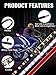LEYMANRIYA 8 Pcs Car Led Light Strip IP67 Waterproof 11