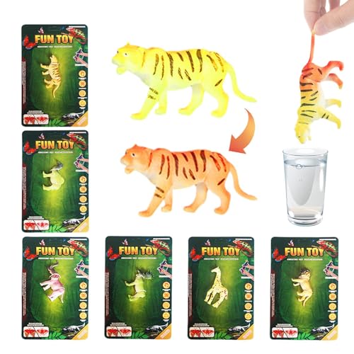 SVCEQZE Juguetes de animales que cambian de color, juguete sensorial de 6 piezas para niños bañeras de agua - ideas de regalo para niños pequeños promoción sensorial piscina al aire libre cumpleaños