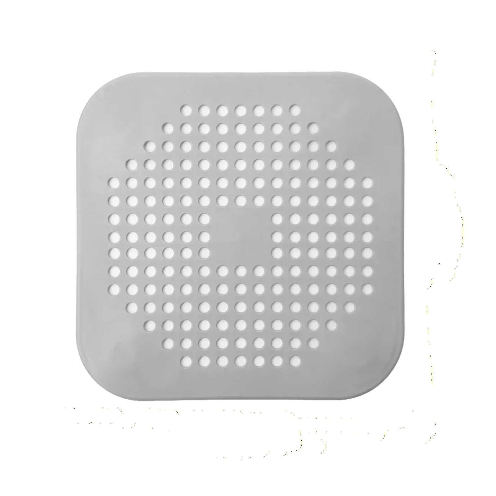 1/10 Piezas de Filtro Pelo for baño, colador antibloqueo for Fregadero, bañera, Ducha, tapón Drenaje Suelo, Cocina Silicona para Fregadero Cocina BañO(Gray,1PC)