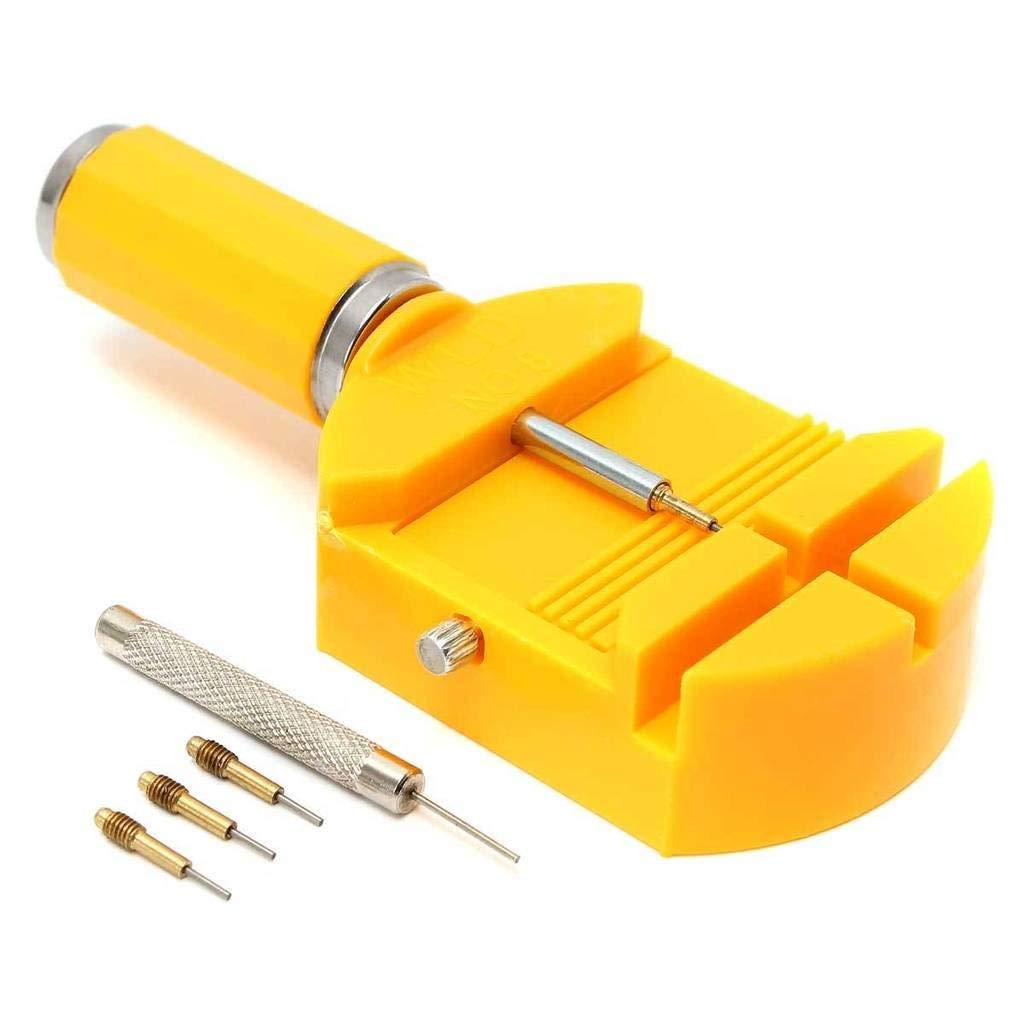 DIY Crafts 1 Pc + Extra Pins, Shade No # 5, Watch Band Link Pin Remover Strap Band Adjus (1 Pc + Extra Pins, Shade No # 5)
