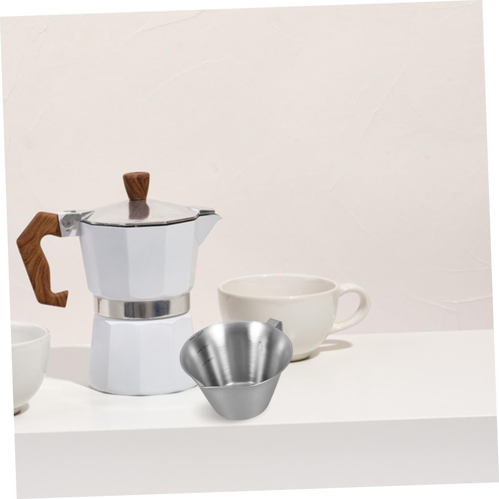 PRETYZOOM 10piezas Tazas De Espresso Inoxidable Con Para y Para Bar Cocina o Cafetería