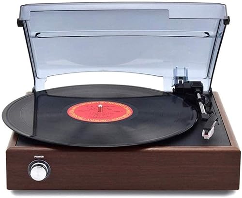 Tocadiscos Caja de música Retro Tocadiscos Tocadiscos Tocadiscos de vinilo con altavoz incorporado para discos de vinilo Vintage Re