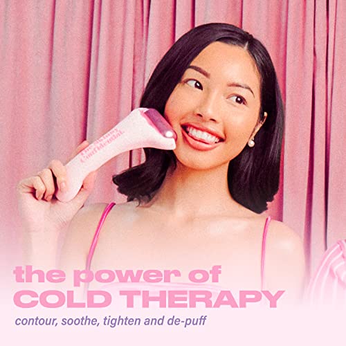 The Skinny Confidential Hot Mess Ice Roller, Skin Care Tools To Debloat, Derma Roller For Clear Skin & Natural Radiance, Facial Roller For Lymphatic Drainage, Gets Cold Fast & Stays Cold Long #TOP2