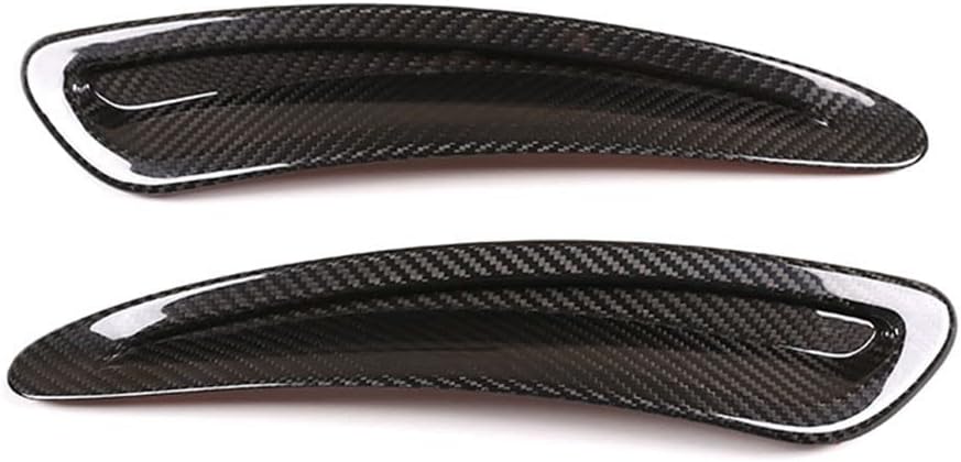 New Protective Carbon Fiber Hood Scoops Compatible with Toyota Supra 2019-2023 (Black)