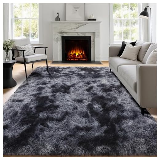 PAGISOFE Abstract Shaggy Area Rug