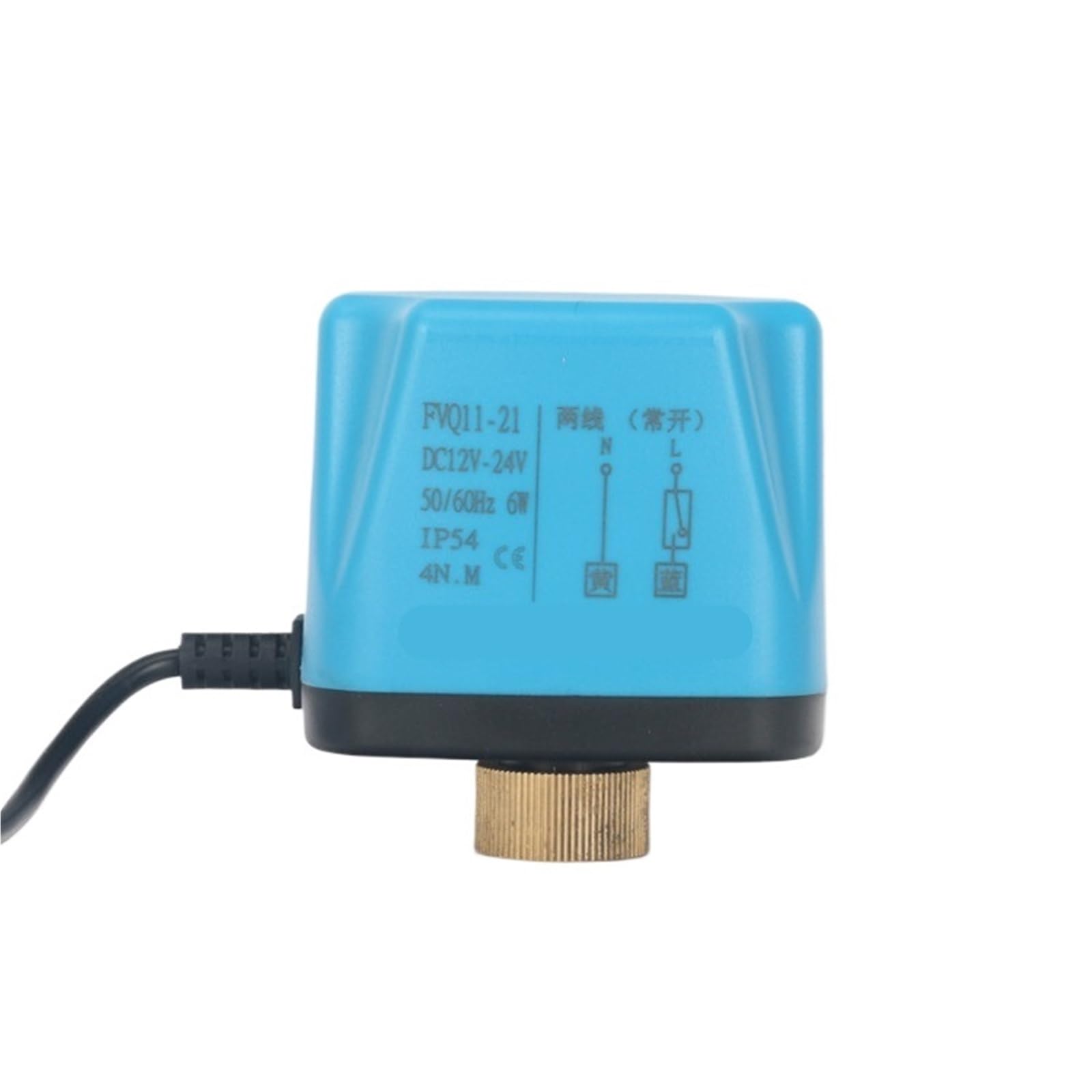 Válvula de bola motorizada de 2 pulgadas normalmente abierta de 12V