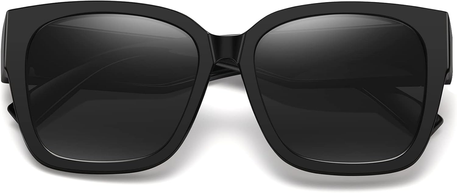 MEETSUN Oversized Fit Over Glasses Sunglasses for Women Men Large Trendy Polarized Sunglasses for Driving UV Protection - Image 7