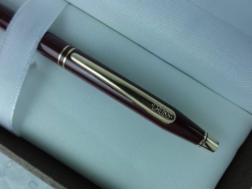 Cross Made in USA Classic Century"Signature Series" Burgundy 0.5MM Pencil with 23K Gold Appointments and Decorative Center Rings