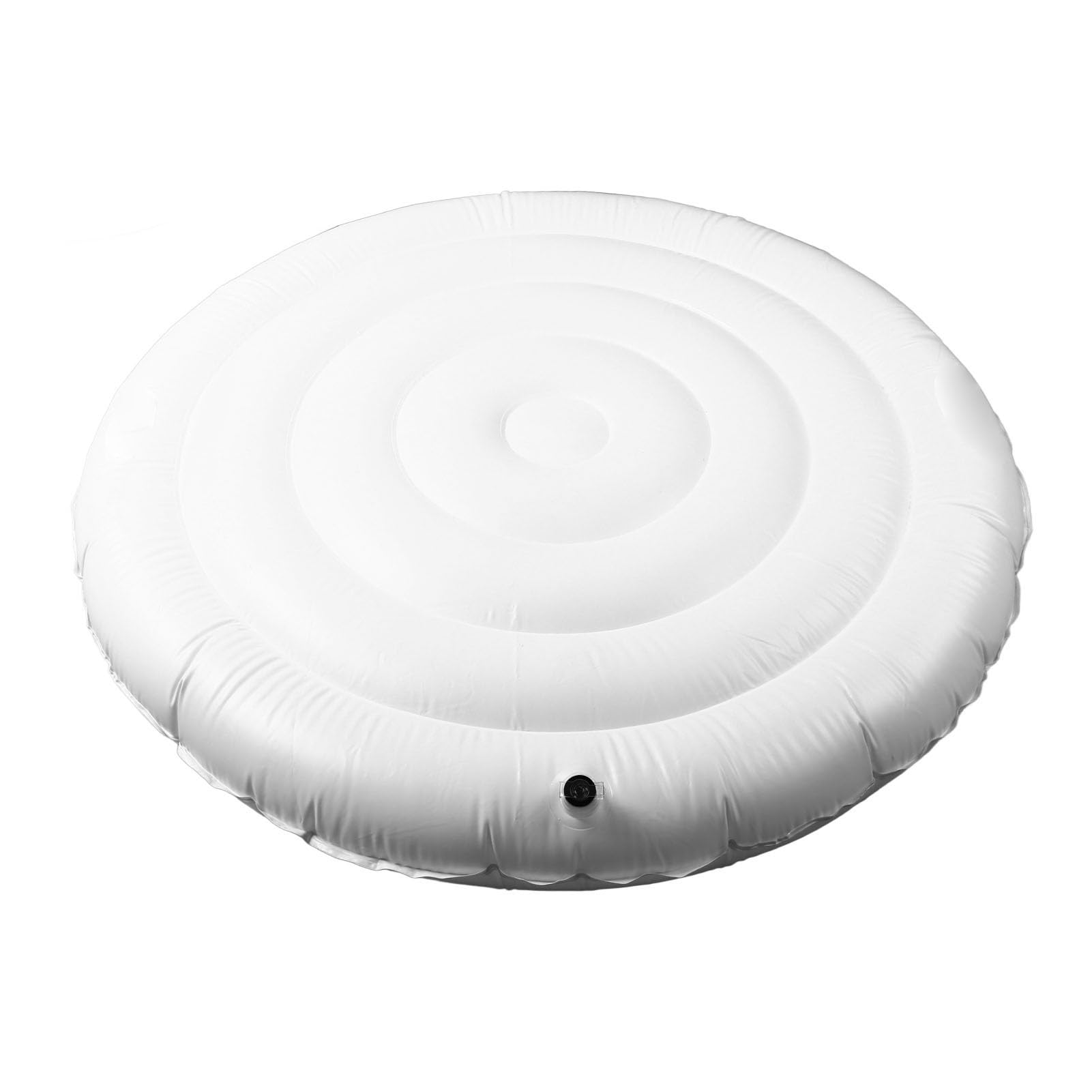 Dioche Couvercle Gonflable de 140cm Couverture Gonflable de Spa de 4,5 Pieds - Couvercle Pliable à économie d'énergie pour Spas Gonflables Extérieurs Ronds - Rétention de Chaleur et Facile