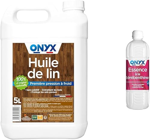 Huile de Lin pour Bois Onyx