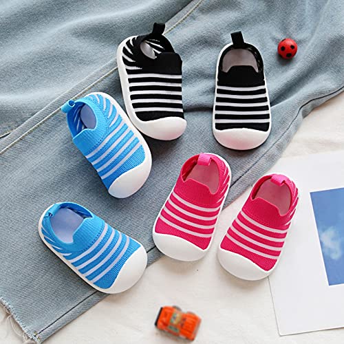 Soft Shoes Breathable Infant Baby Boys Girls Mesh Kids Toddler Sneakers Baby Shoes Size 4 Shoes for Baby (Blue, 14)3