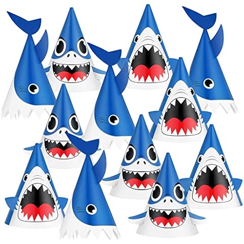 Chinco Shark Party Hats 24 Pack Cover