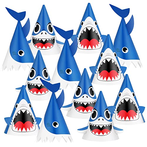 Chapeau de fête requin pour une animation d'anniversaire marin réussie