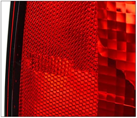 Tail Brake Lights Rear Lamps Red Compatible with 1994-2004 Chevy S10 / 1994-2004 GMC Sonoma Pickup