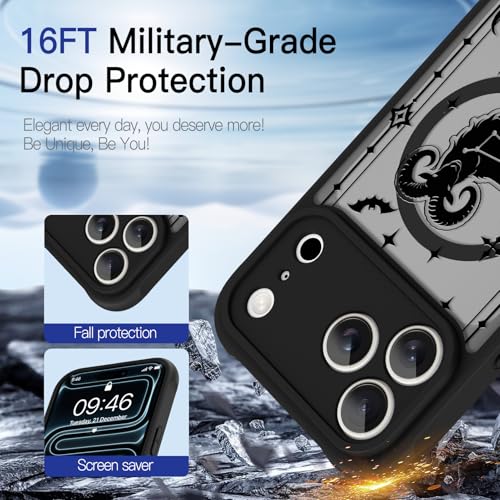 Coque iPhone 17 Pro Max MagSafe zodiaque Bélier antichoc astrologie - 5
