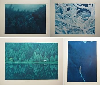 Amazon.co.jp: 東山魁夷「代表作十二選」画集12枚 限定第220番/480部