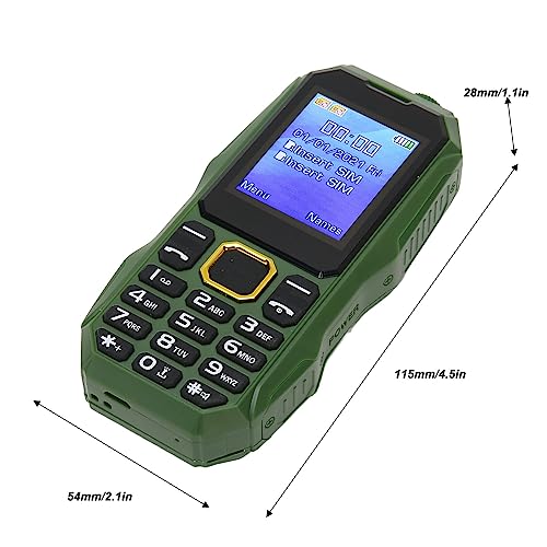 Stora Knappar Mobiltelefon för Seniorer med Dubbla SIM och 5800mAh