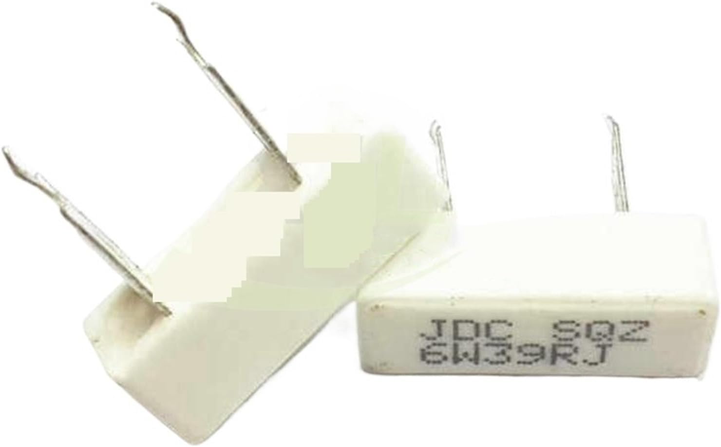 20PCS/LOT winding resistor cement ceramic resistor 6W 39RJ 6W39R+/-5% pin distance: 15mm