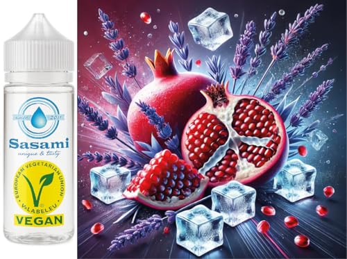 Grenade lavande Ice arôme concentré Sasami 100ml liquide DIY vegan