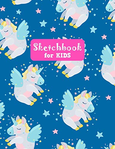 Sketchbook for Kids: Adorable Unicorn Large Sketch Book for Sketching, Drawing, Creative Doodling Notepad and Activity Book - Birthday and Christmas ... Teens and Women - Nathalie Modern Press # 024 image 3