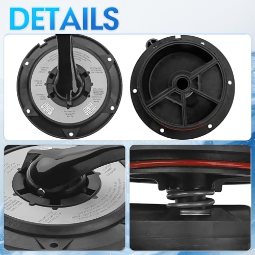 Fexhull SPX0714BA Cover Key and Handle Assembly Replacement for Hayward Multiport Valve and Sand Systems, SPX0714BA Multiport Valve Cover Assembly Fit for Hayward SP0714T and S210S, S220T2 Series by Fexhull - Image 7