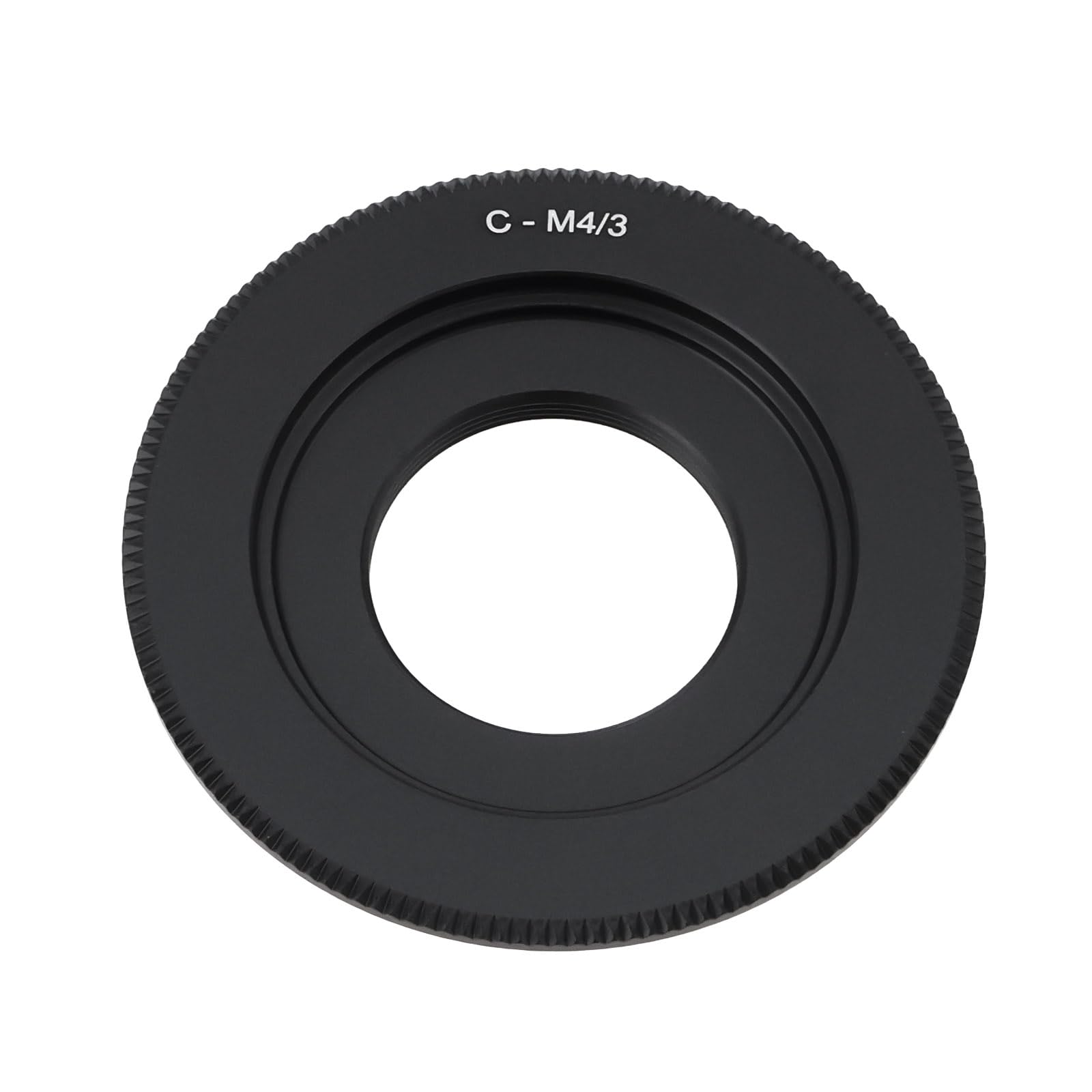 Camera Lens Adapter C-M4/3 Mount Adapter Compatible with Panasonic M4/3 MFT, Black