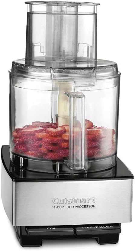 Cuisinart DFP-14BCNY 14-Cup Food Processor, Brushed Stainless Steel (Renewed)