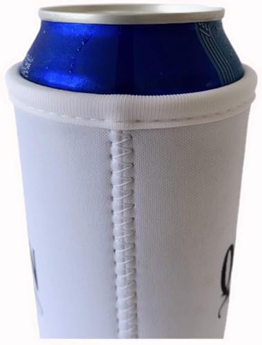 Miniatura 2 de Funda para café helado King and Queen, soporte de neopreno aislado, soporte para bebidas de boda, protector de taza en blanco y negro, funda delgada