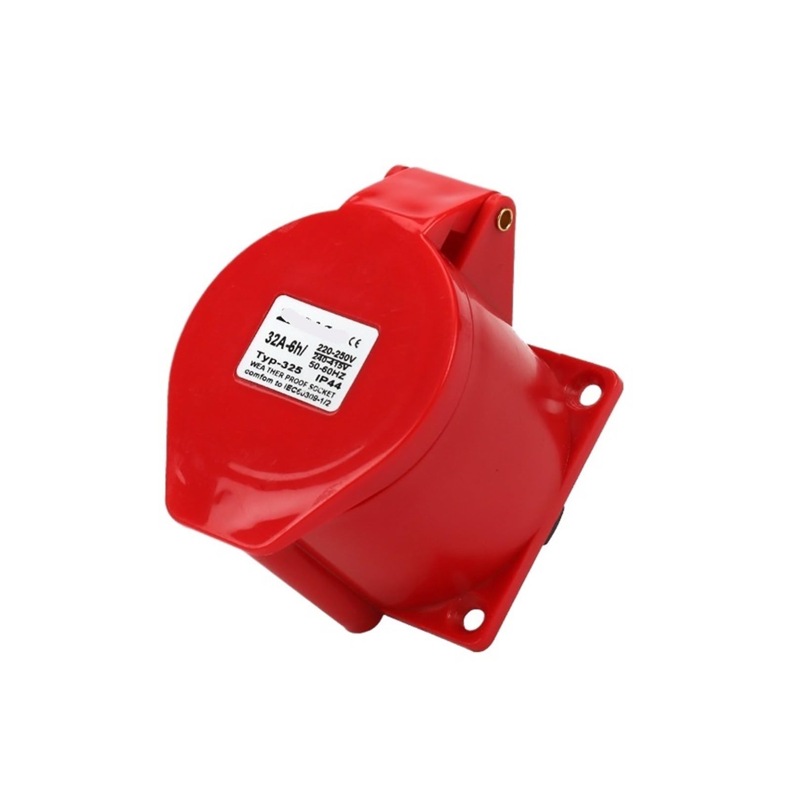 MUYTQAERG ZQ-325 Aviation Socket 5 Holes 32A5X32A Concealed Direct IP44 Waterproof Industrial