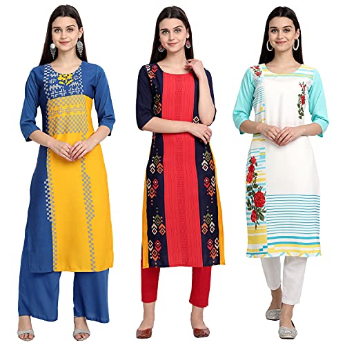 Image of Women's Crepe Straight Kurta