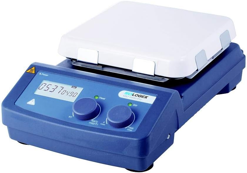 Scilogex MS7-H550-Pro Ceramic-Glass Digital LCD Magnetic Hotplate Stirrer, 7" x 7" Plate Size, 110V