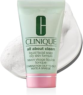 All About Clean Liquid Facial Soap | Gentle Face Cleanser For Oily Skin | Type 3 & 4 Face Wash | Step 1 in 3-Step Skin Care Routine