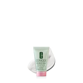 Clinique All About Clean Liquid Facial Soap | Gentle Face Cleanser For Oily Skin | Type 3 & 4 Face Wash | Step 1 in 3-Step Skin Care Routine