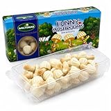 Galletas de Chocolate Blanco en Forma de Seta – Pack 16 (16 x 60 g) | Galletas Crujientes con Cobertura | Snack Dulce para Merienda
