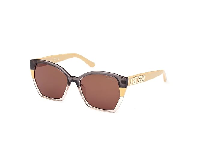 GUESS Women's Gu7912 Sunglasses - One Size - Yellow/Other (Multi-colour)