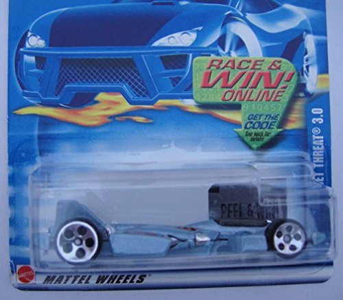 Amazon.com: HOT WHEELS LIGHT BLUE JET THREAT 3.0 #149 RACE & WIN