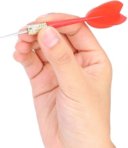 Miniatura 7 de Juego de dardos de punta de acero, agujas de dardos, de plástico, 15 piezas, punta de aguja, dardos de barril de colores