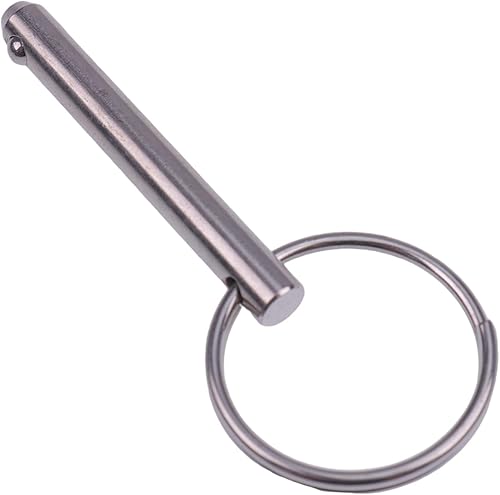 Vista 16 de ZTUOAUMA 4 pines de liberación rápida de inserción simple de 1/4 pulgadas de diámetro, toldo para barco, hardware marino, pasadores superiores