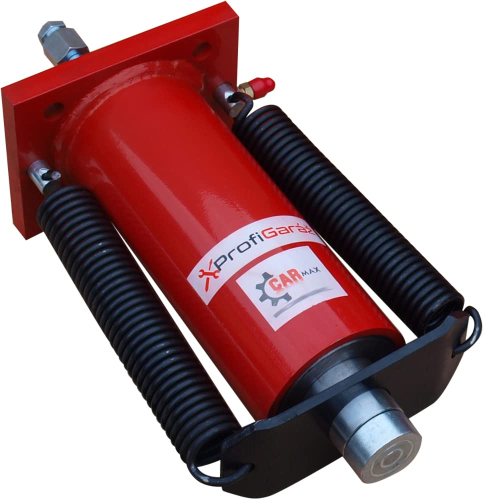 Carmax Ensemble de presse d'atelier 50T avec pompe hydraulique à double entraînement, vérin hydraulique et manomètre
