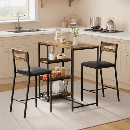 Mesa de comedor de 3 piezas para resolver la falta de espacio en la cocina 2