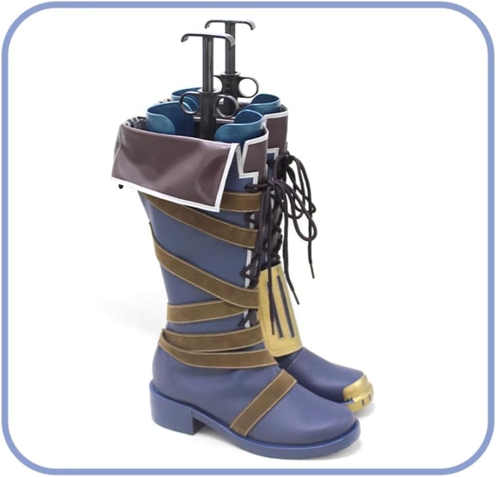 for New Anime LOL Arcane Vi Cosplay Shoes The Piltover Enforcer Boots Woman Man Halloween Shoes