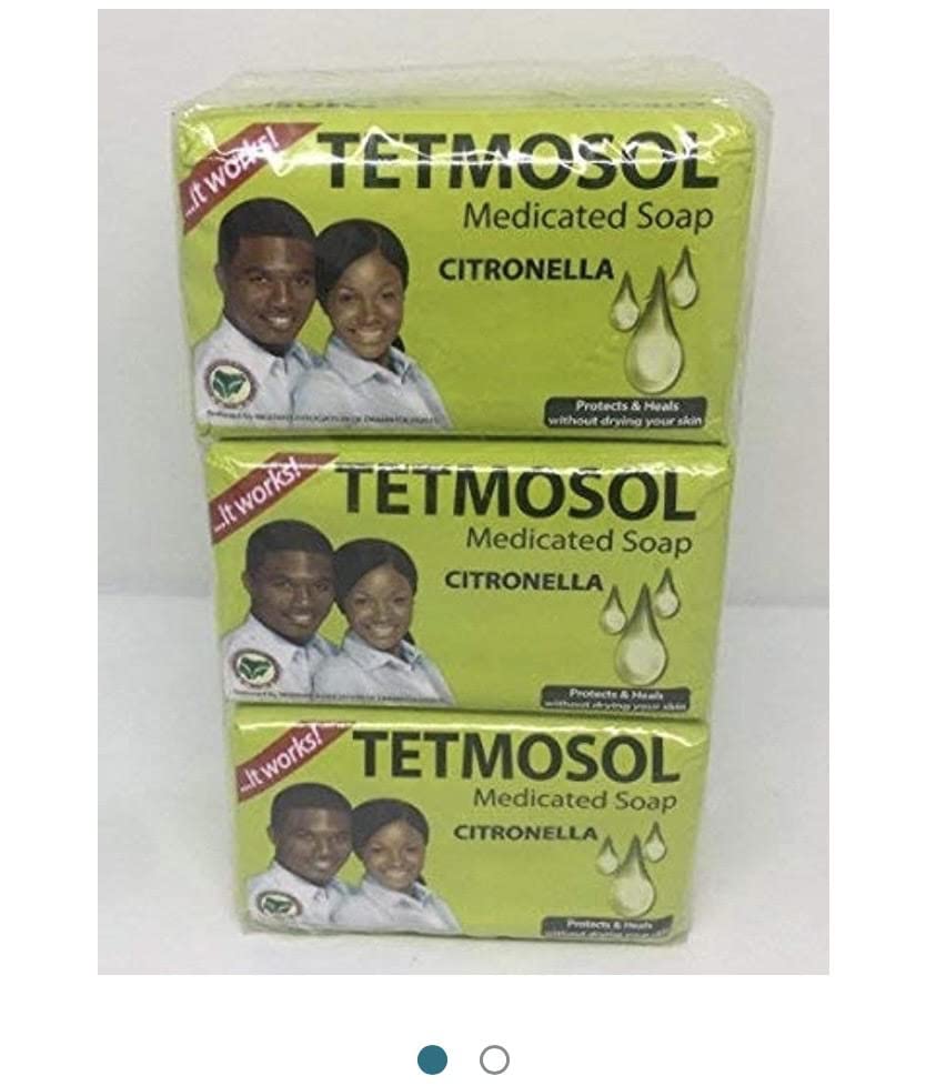 Tetmosol Medicated Soap BIG SIZE 120g (3 Pack) 120g x 3
